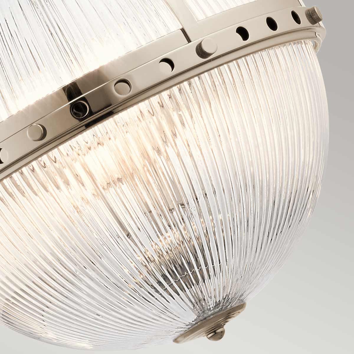 Kichler Aster 3 Light Pendant - Polished Nickel