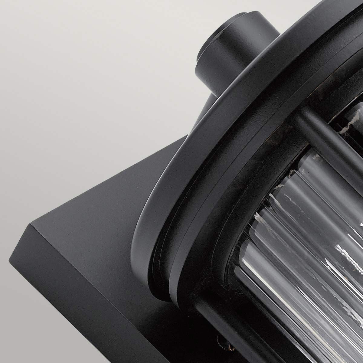 Kichler Barras Single Medium Wall Lantern - Black