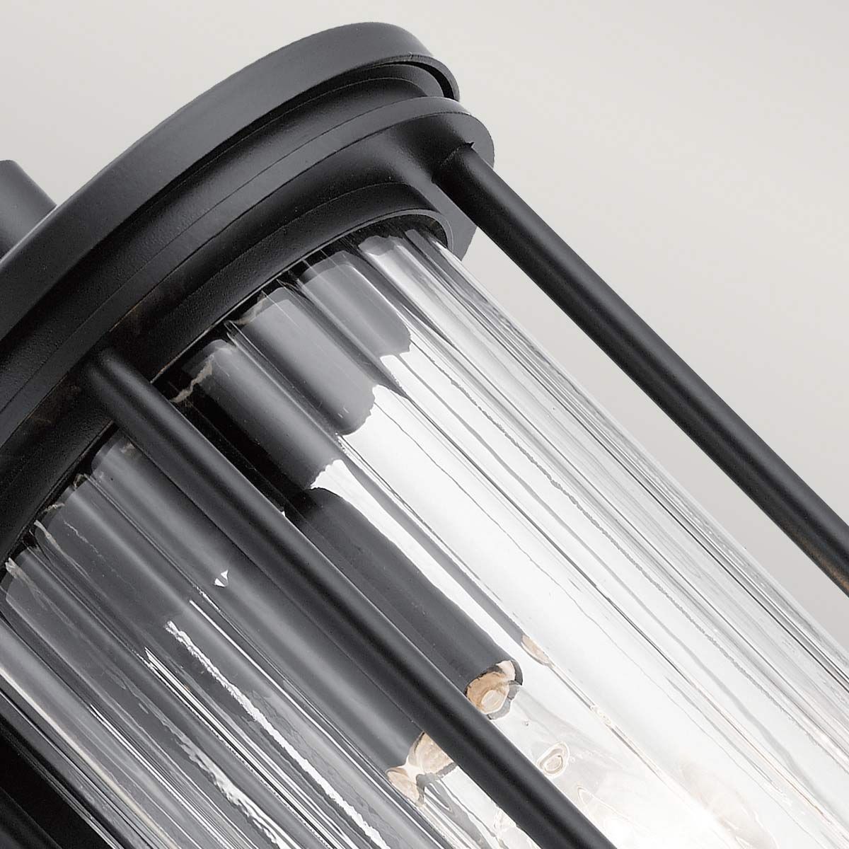 Kichler Barras Single Medium Wall Lantern - Black