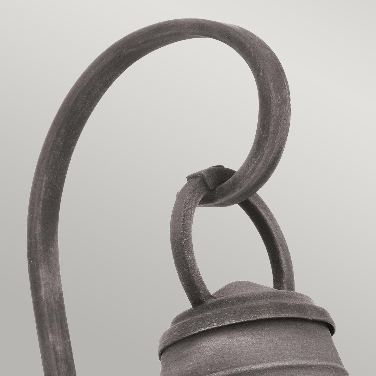 Kichler Bridge Point Single Small Wall Lantern - Weathered Zinc