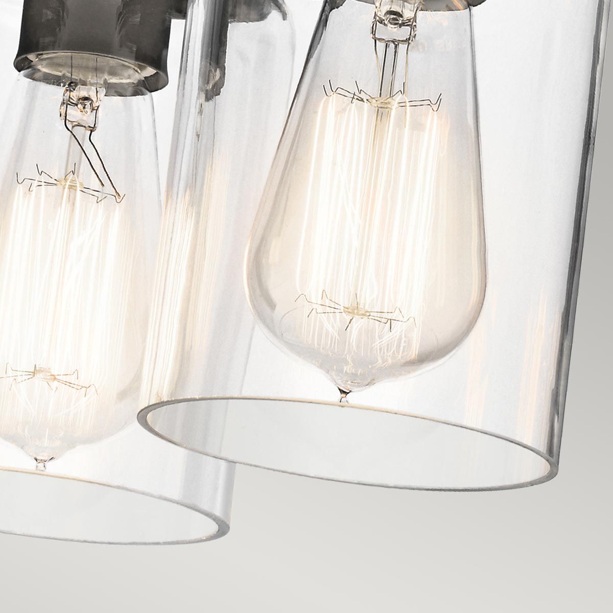 Kichler Brinley 3 Light Flush Fitting - Olde Bronze