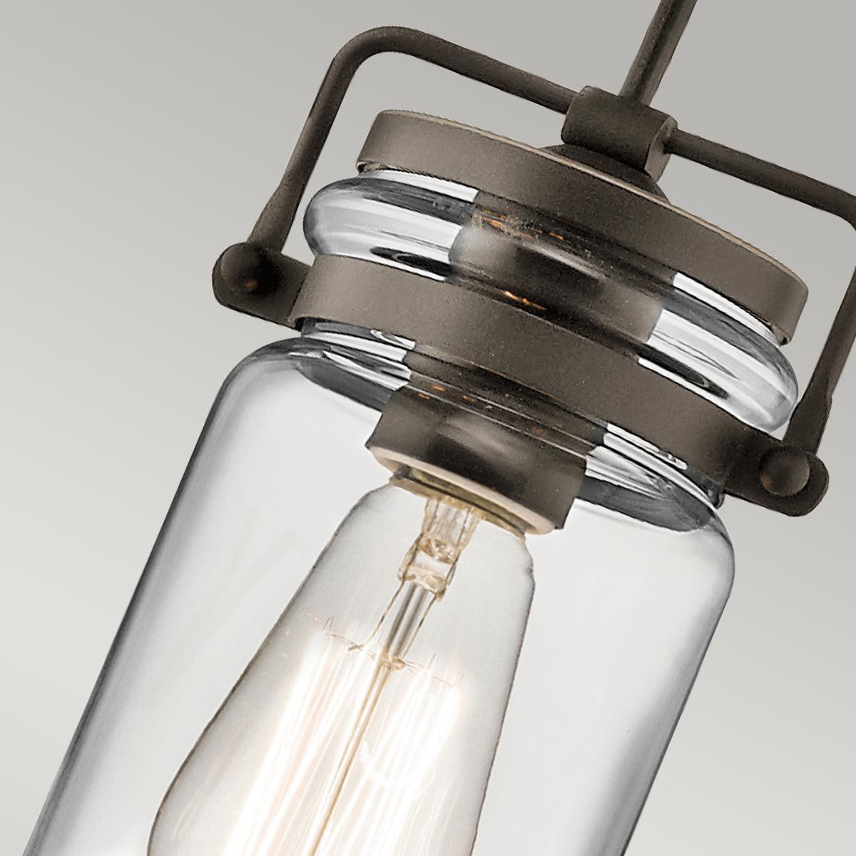 Kichler Brinley Single Mini Pendant - Olde Bronze