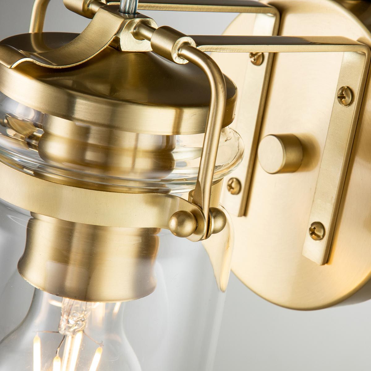 Kichler Brinley Single Wall Light - Brushed Brass