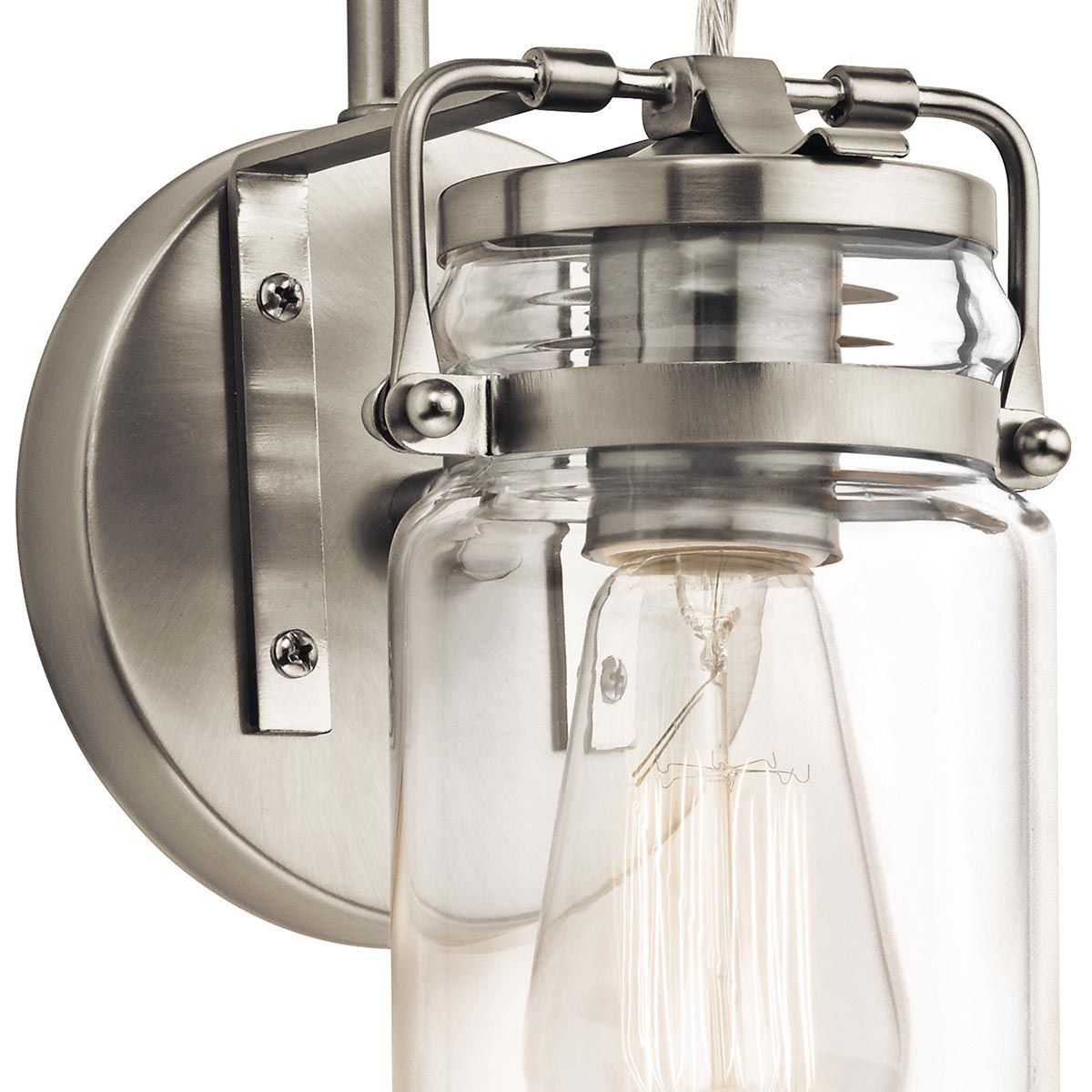 Kichler Brinley Single Wall Light - Brushed Nickel