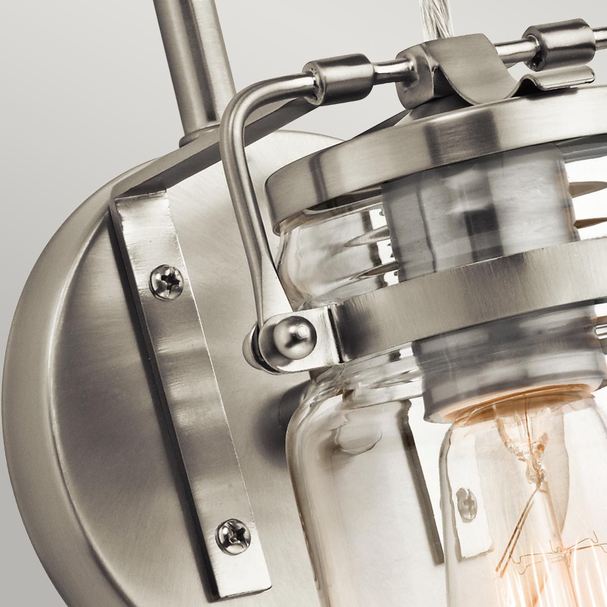 Kichler Brinley Single Wall Light - Brushed Nickel