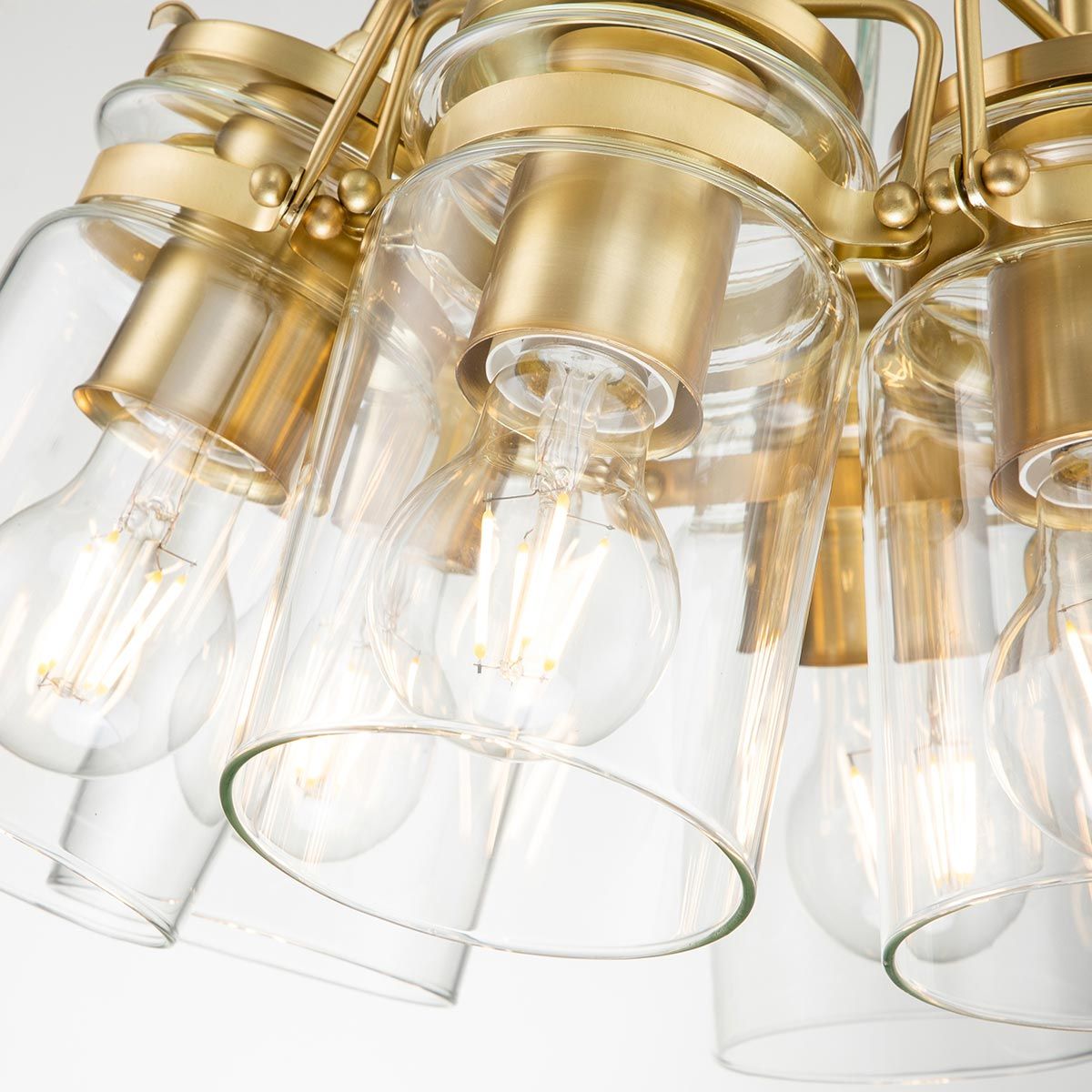 Kichler Brinley 6 Light Pendant - Brushed Brass