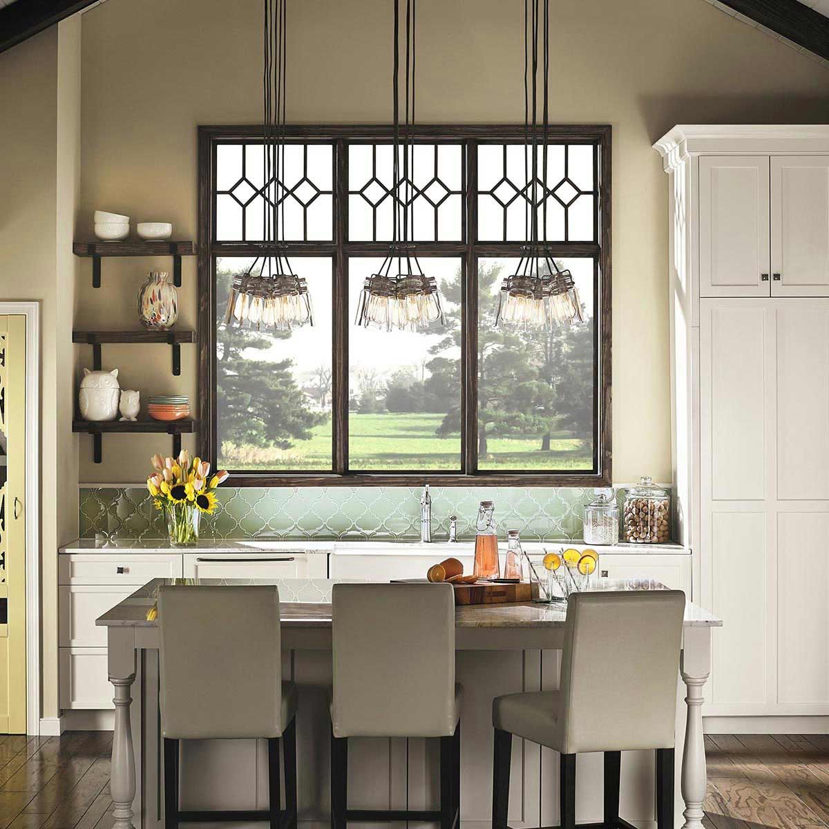 Kichler Brinley 6 Light Pendant - Olde Bronze