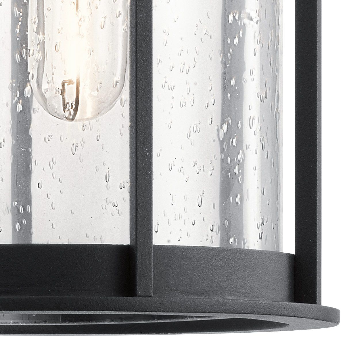 Kichler Camillo 1 Light Medium Wall Lantern - Textured Black