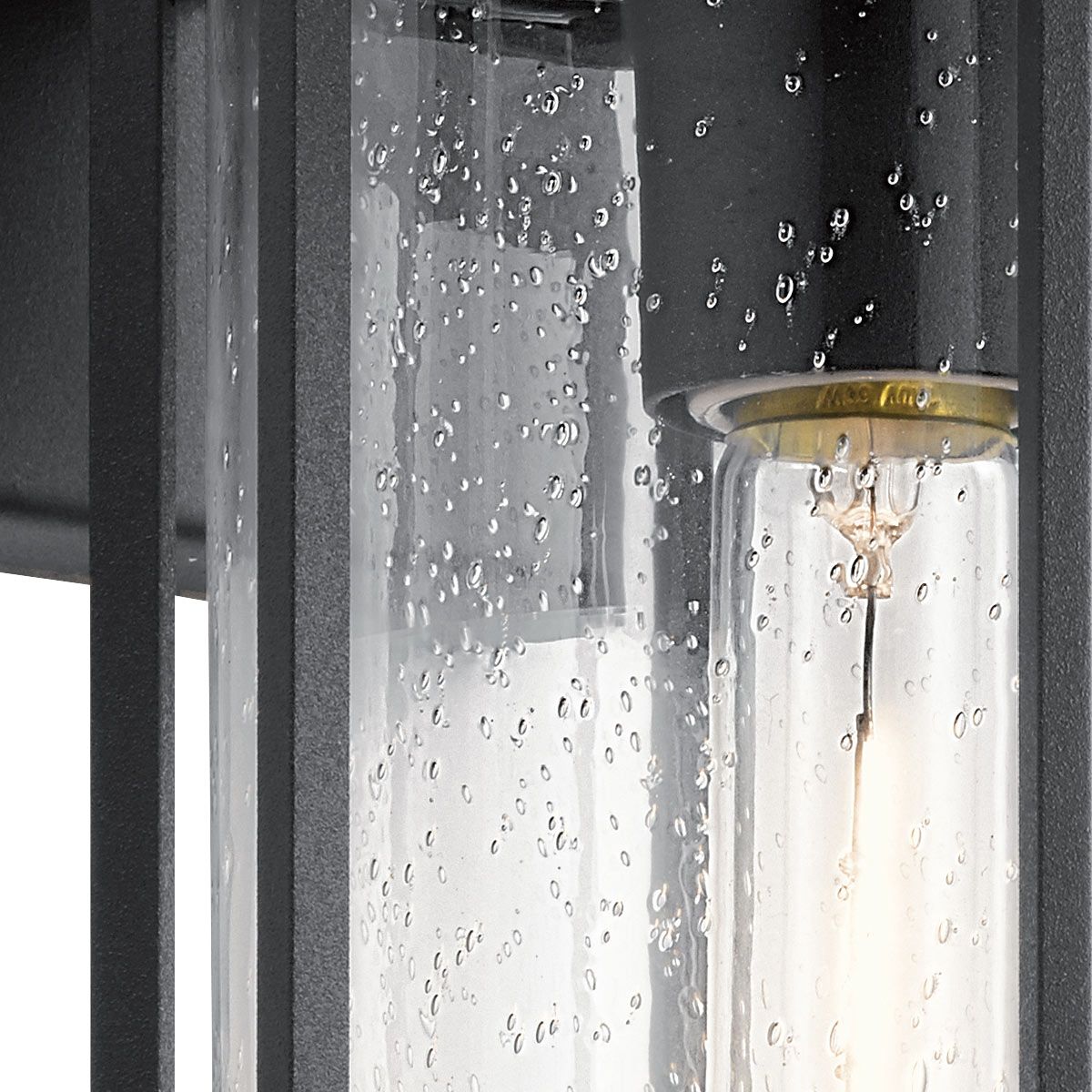 Kichler Camillo 1 Light Medium Wall Lantern - Textured Black