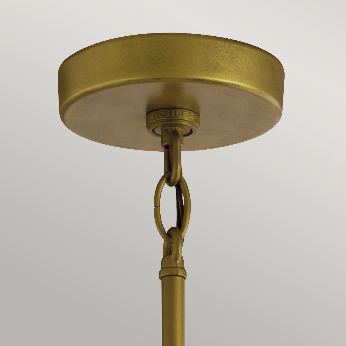 Kichler Camillo 1 Light Outdoor Pendant - Painted Natural Brass