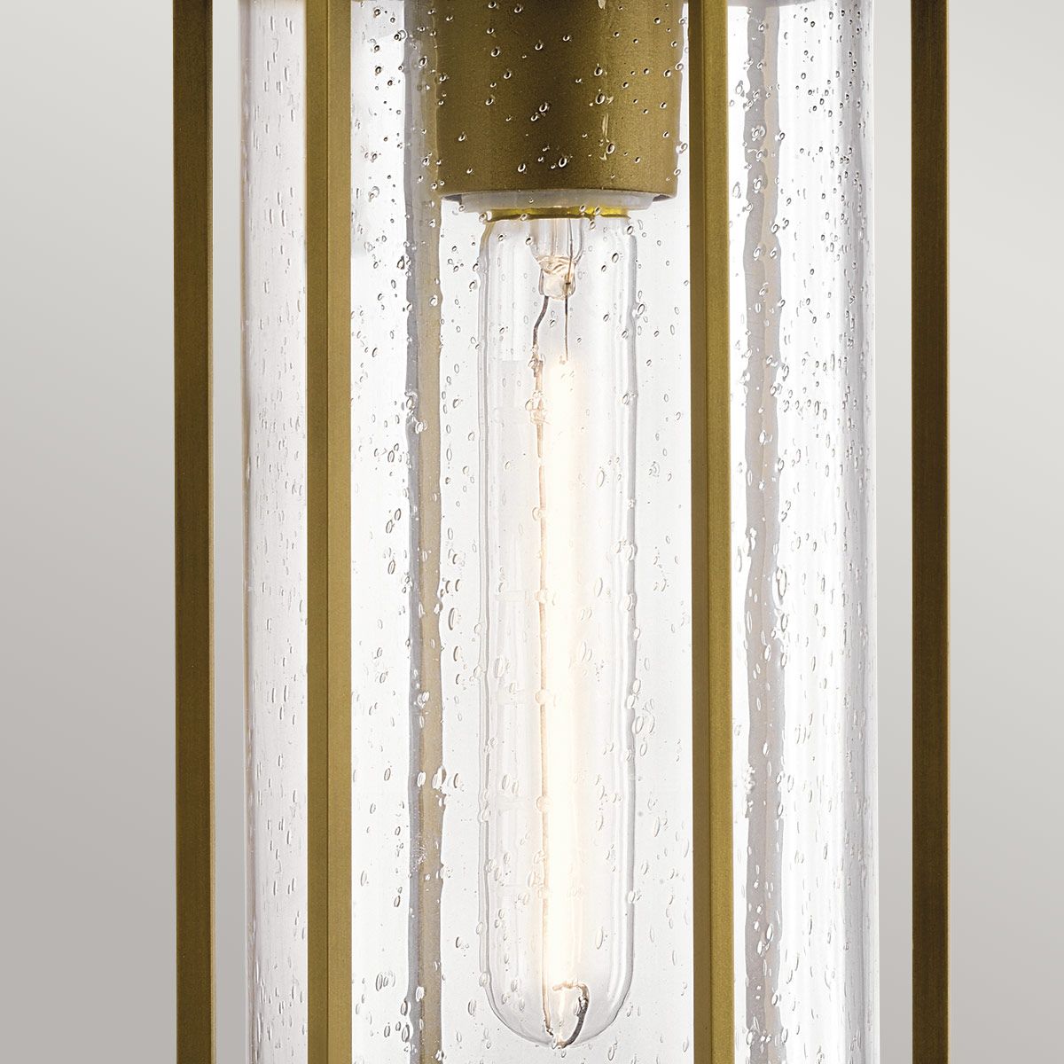 Kichler Camillo 1 Light Outdoor Pendant - Painted Natural Brass