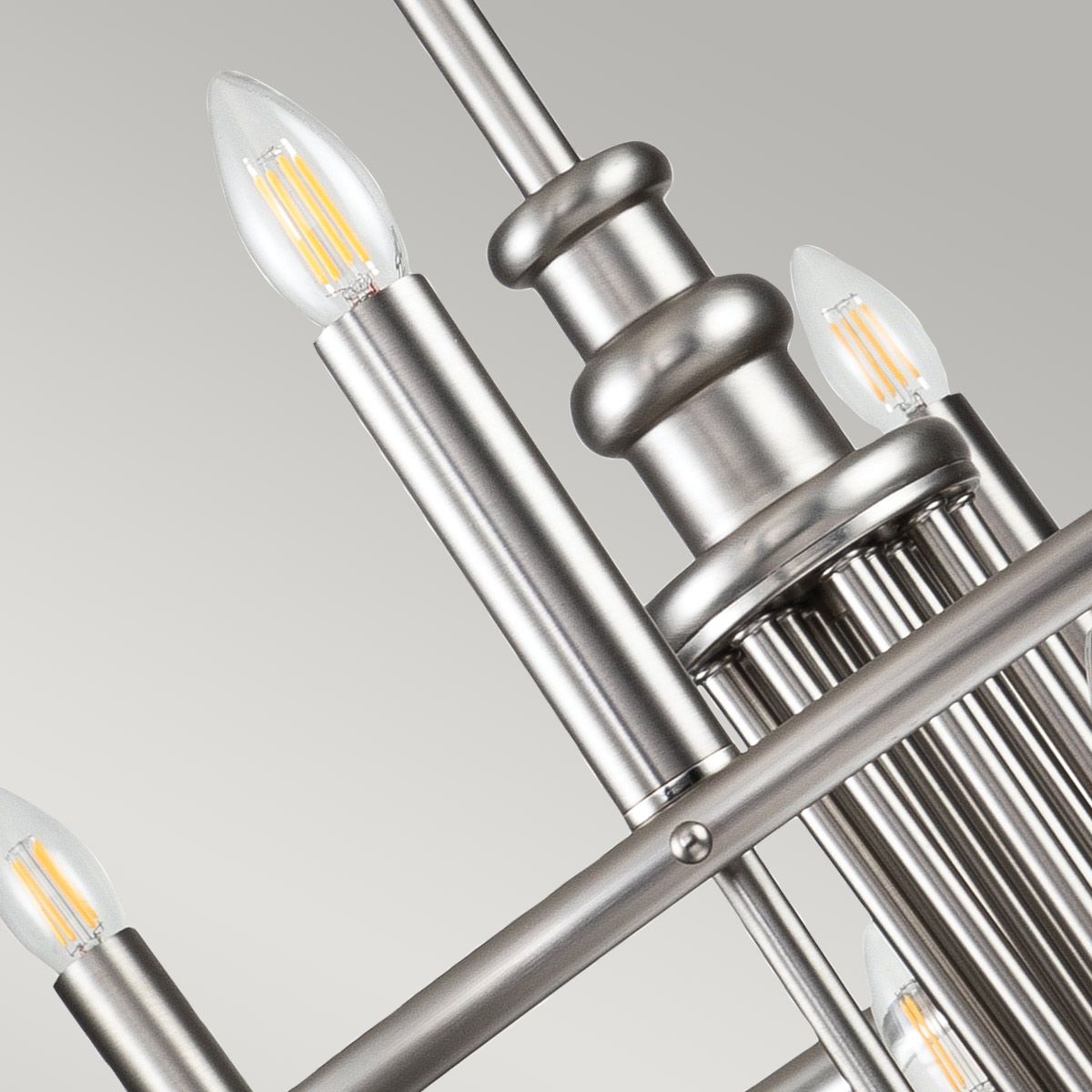 Kichler Capitol Hill 12 Light Chandelier - Brushed Nickel
