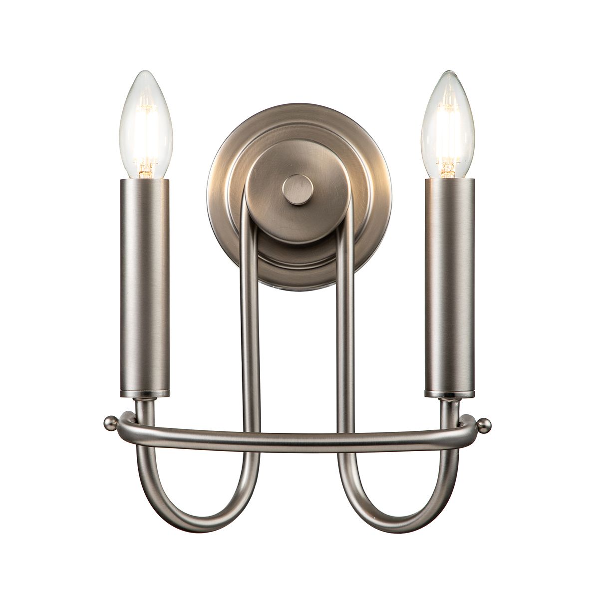 Kichler Capitol Hill 2 Light Wall Light - Brushed Nickel
