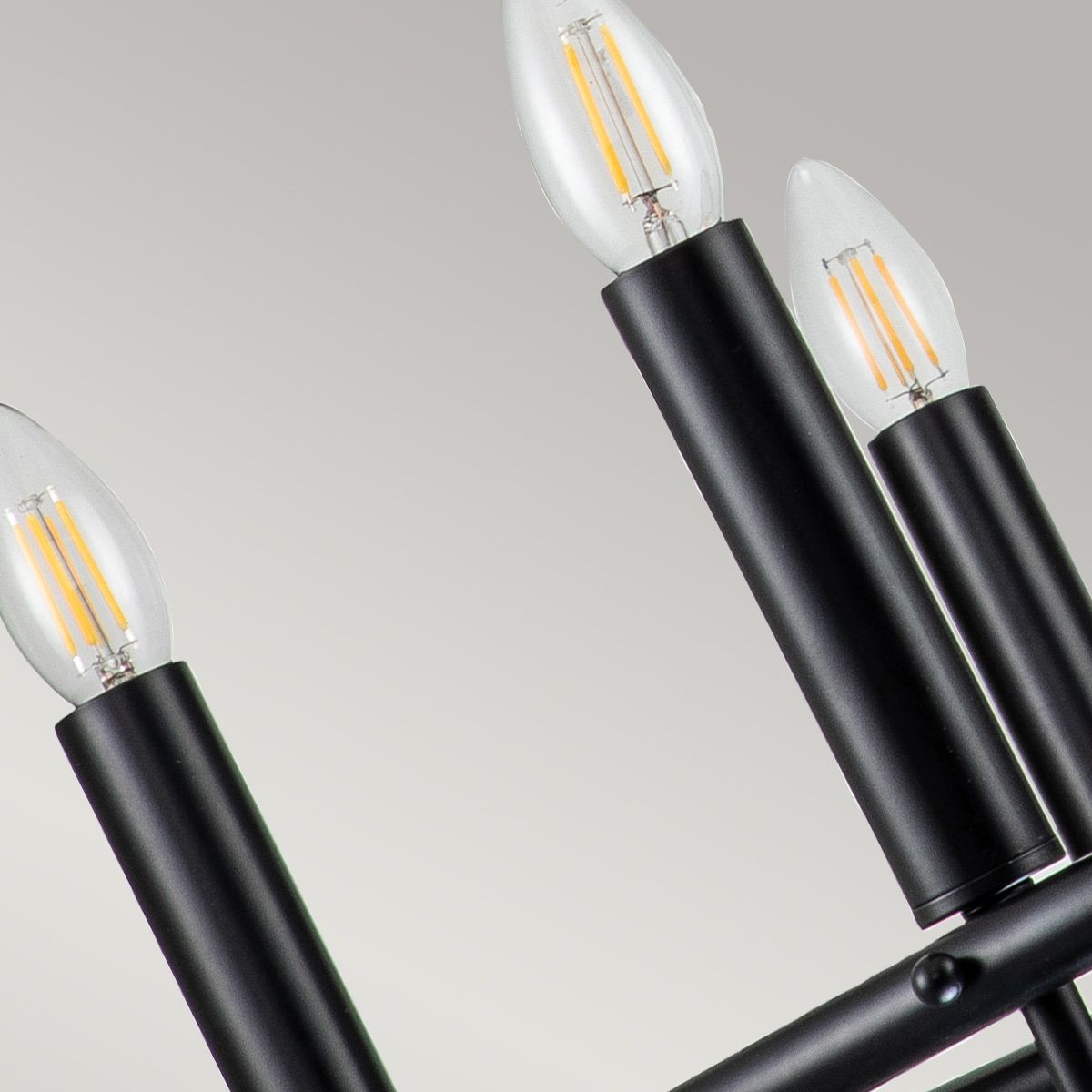 Kichler Capitol Hill 6 Light Chandelier - Black