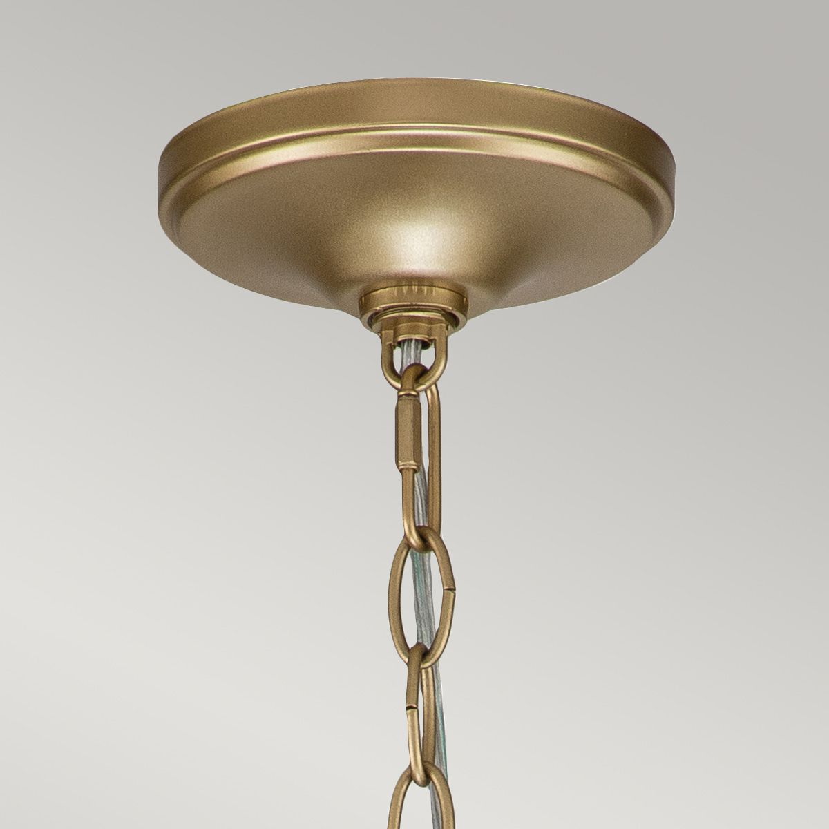 Kichler Capitol Hill 6 Light Chandelier - Painted Natural Brass