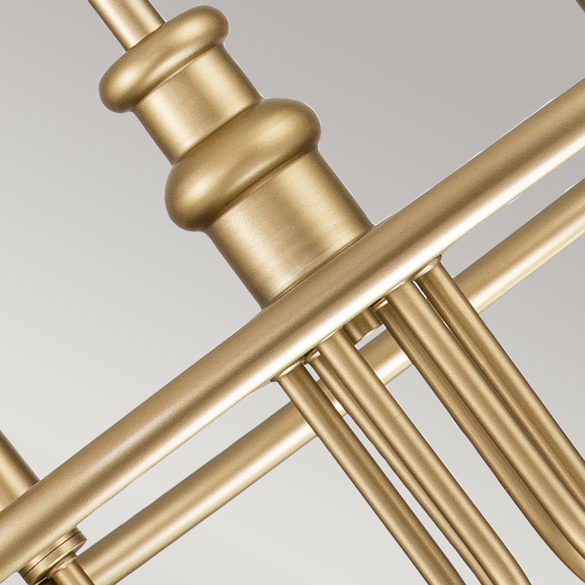 Kichler Capitol Hill 6 Light Chandelier - Painted Natural Brass