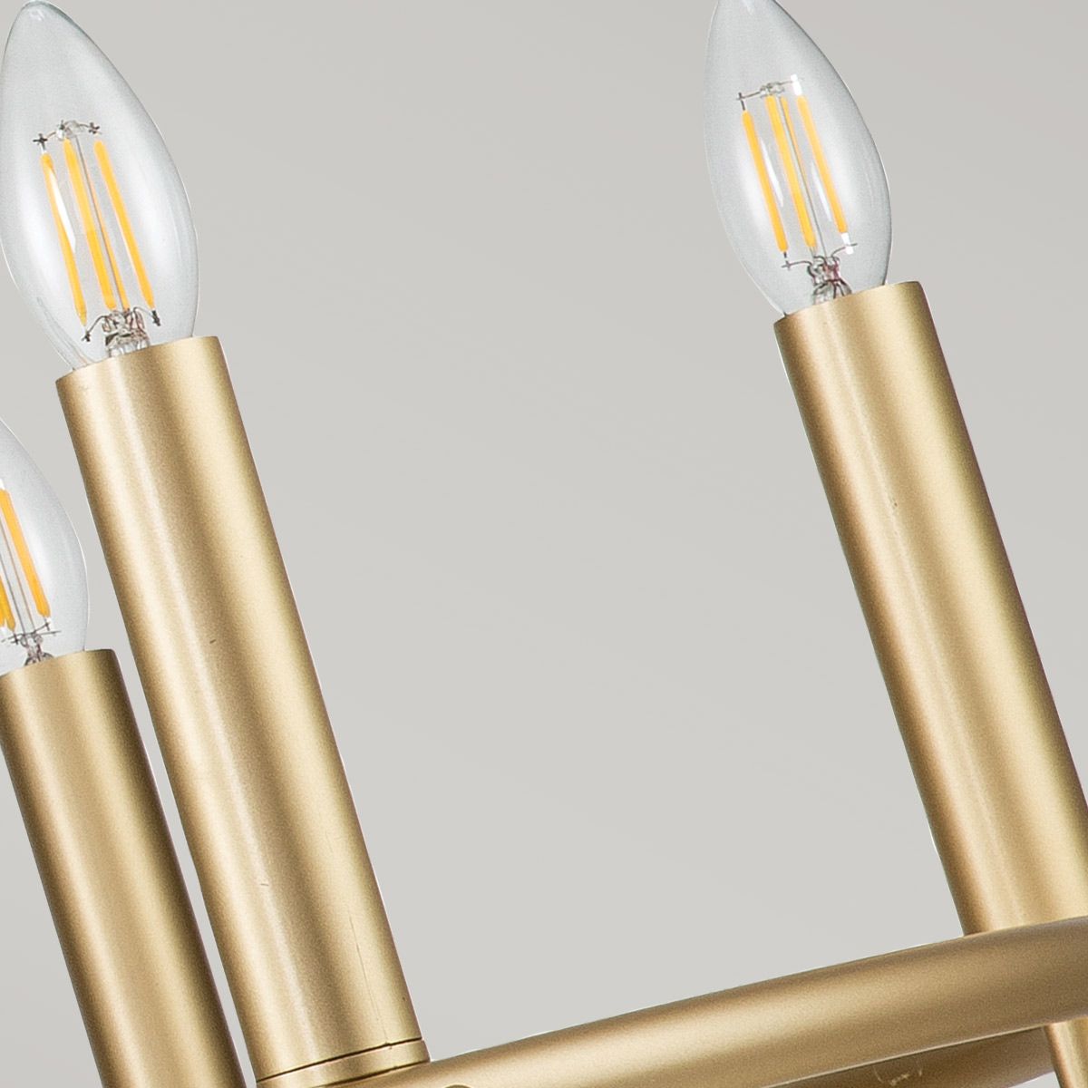 Kichler Capitol Hill 6 Light Chandelier - Painted Natural Brass