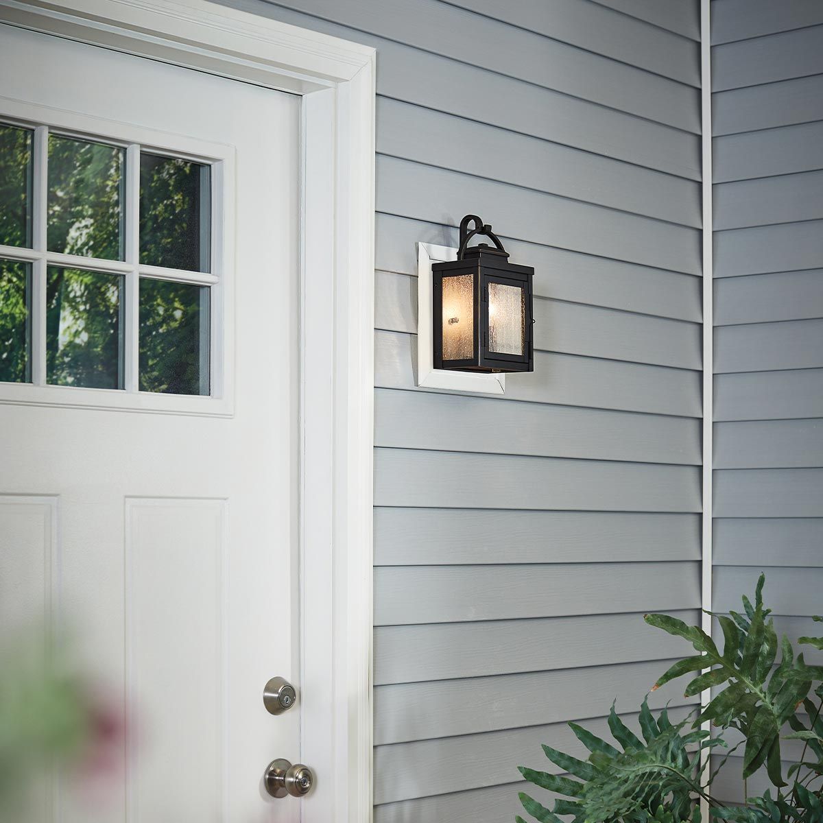 Kichler Carlson Single Wall Lantern - Rubbed Bronze