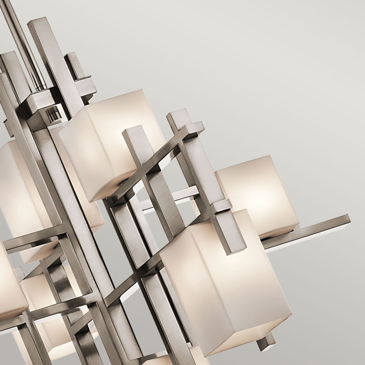 Kichler City Lights 7 Light Chandelier - Classic Pewter