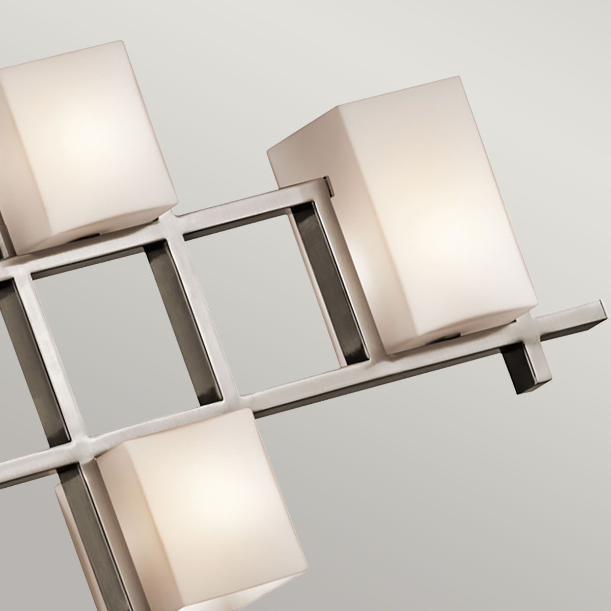 Kichler City Lights 7 Light Linear Chandelier - Classic Pewter