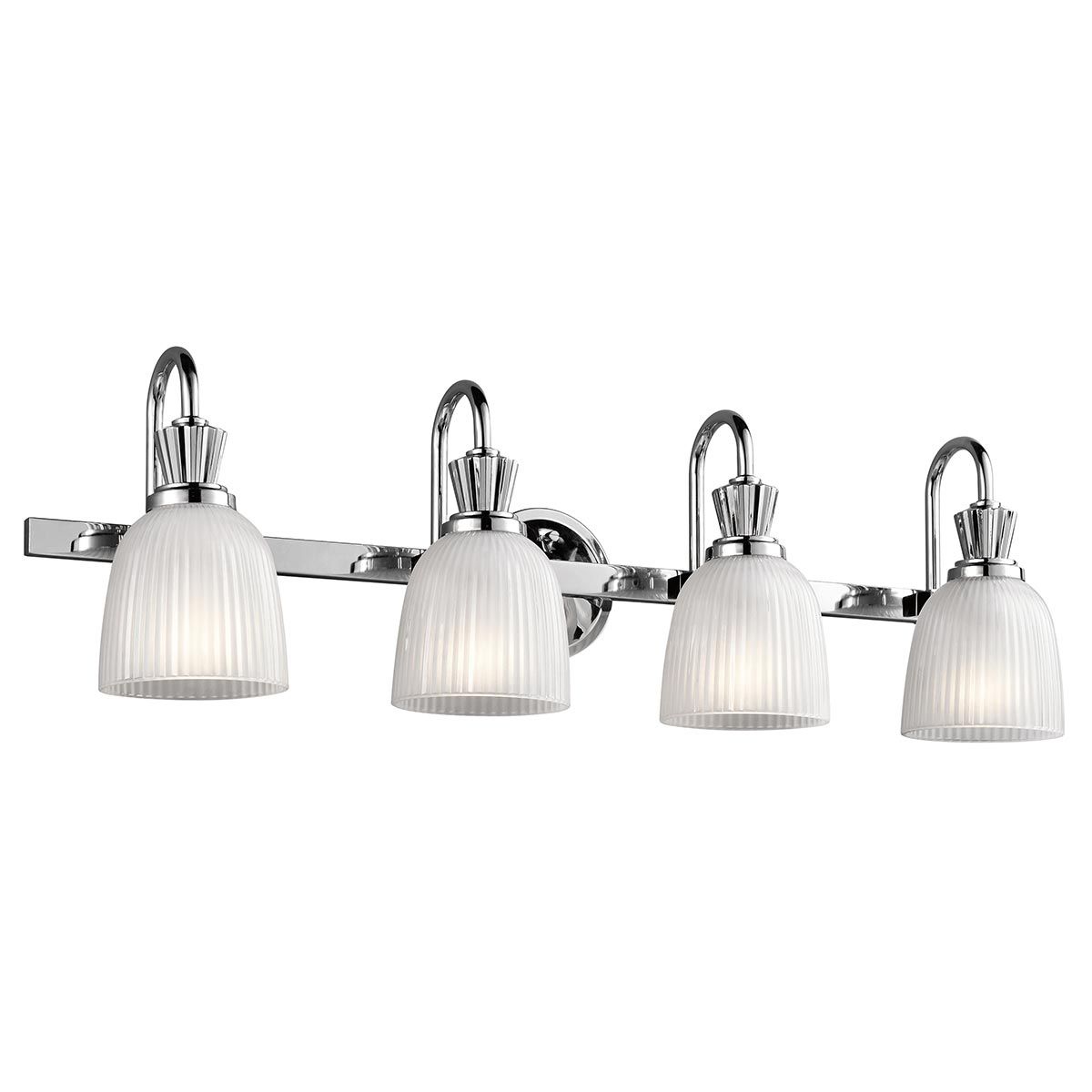 Kichler Cora 4 Light Bathroom Wall Light - Polished Chrome