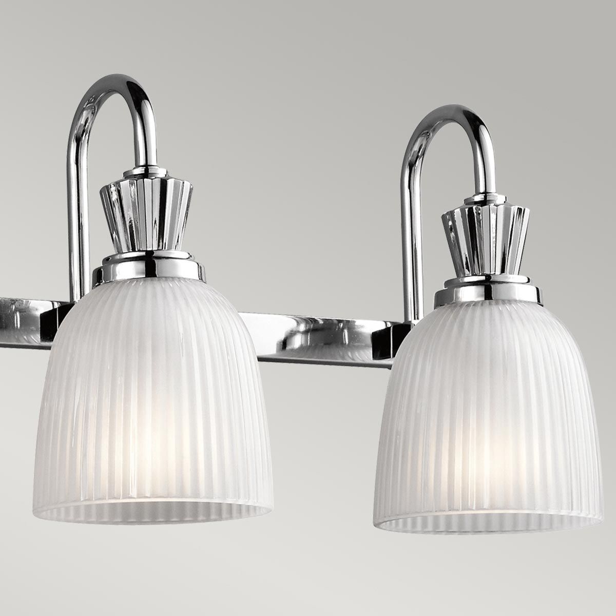 Kichler Cora 4 Light Bathroom Wall Light - Polished Chrome