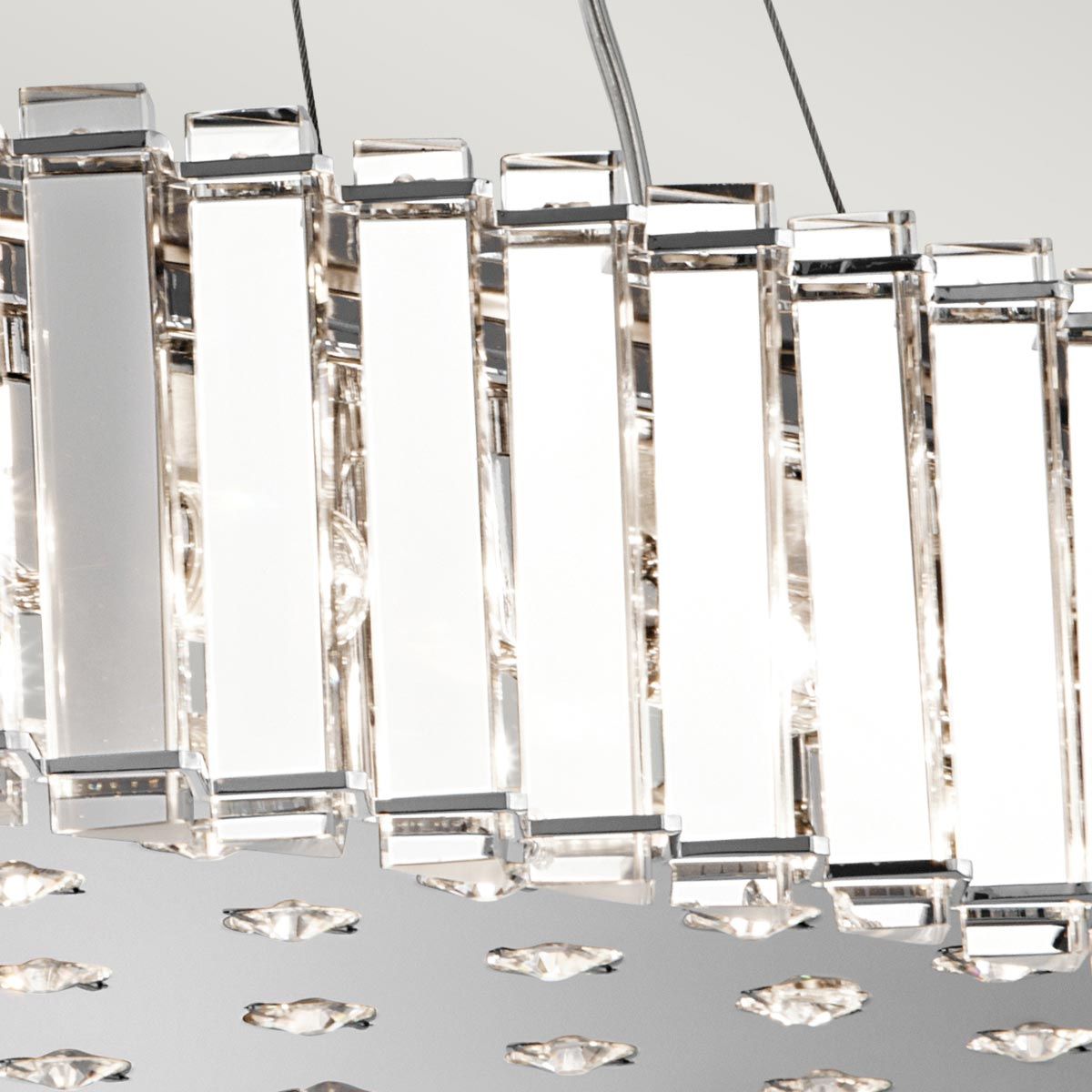 Kichler Crystal Skye 12 Light Bathroom Island Pendant - Chrome
