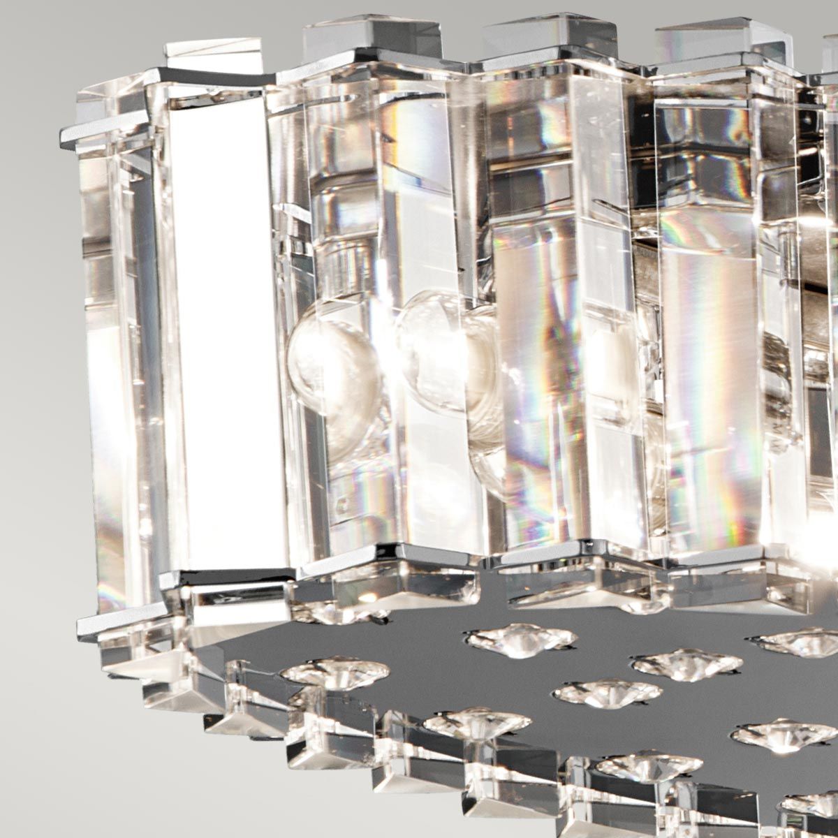 Kichler Crystal Skye 12 Light Bathroom Island Pendant - Chrome