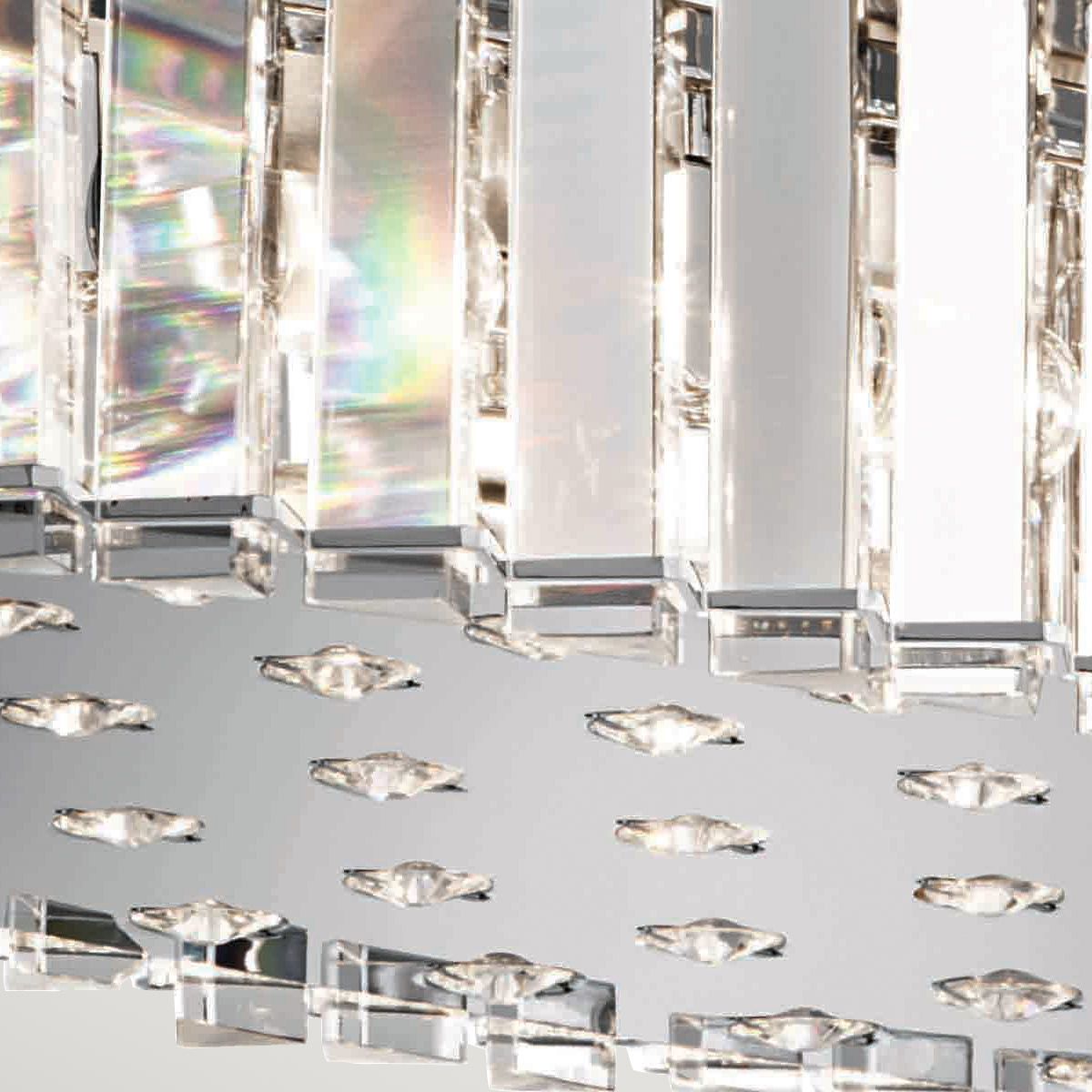 Kichler Crystal Skye 12 Light Bathroom Island Pendant - Chrome
