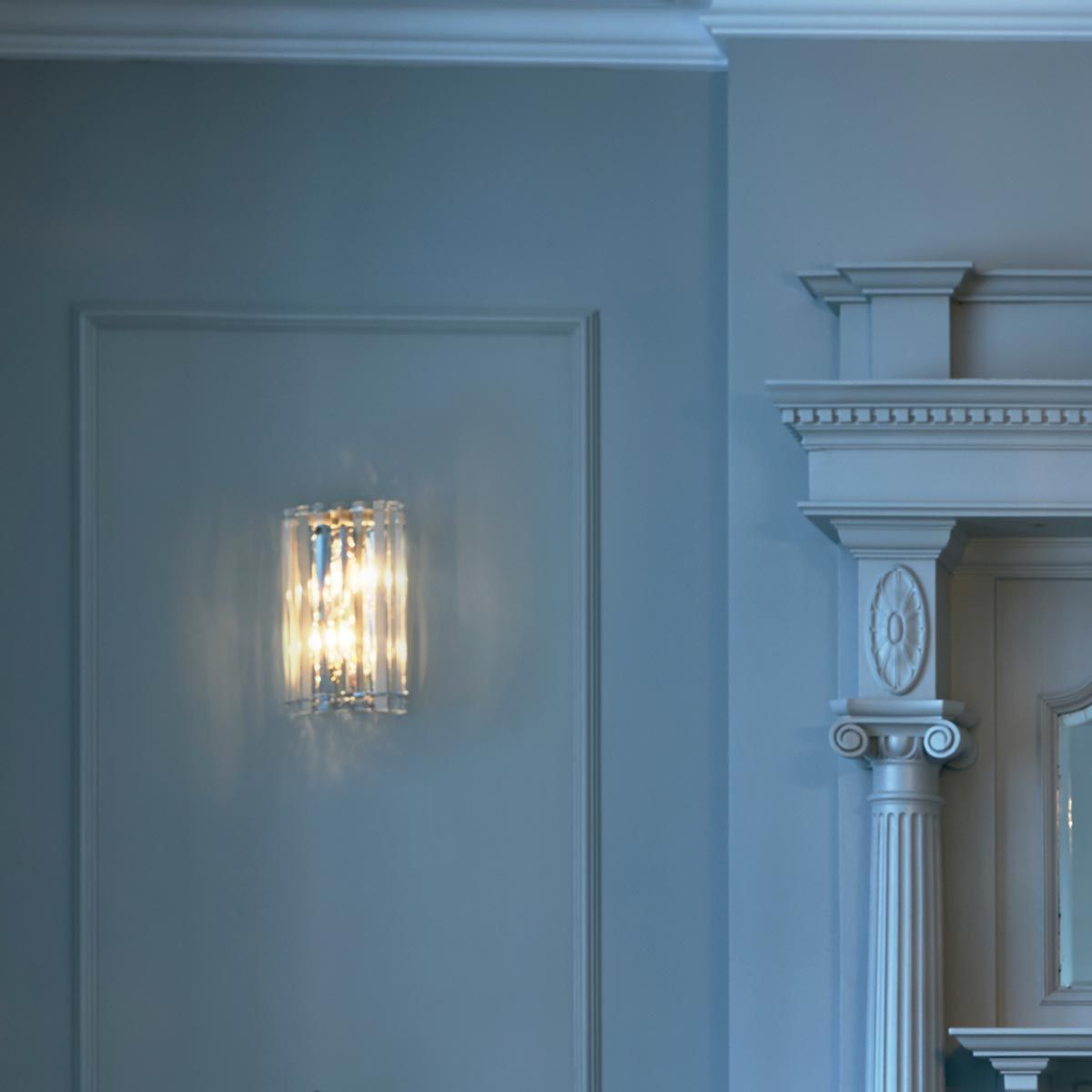 Kichler Crystal Skye 2 Light Bathroom Wall Light - Chrome