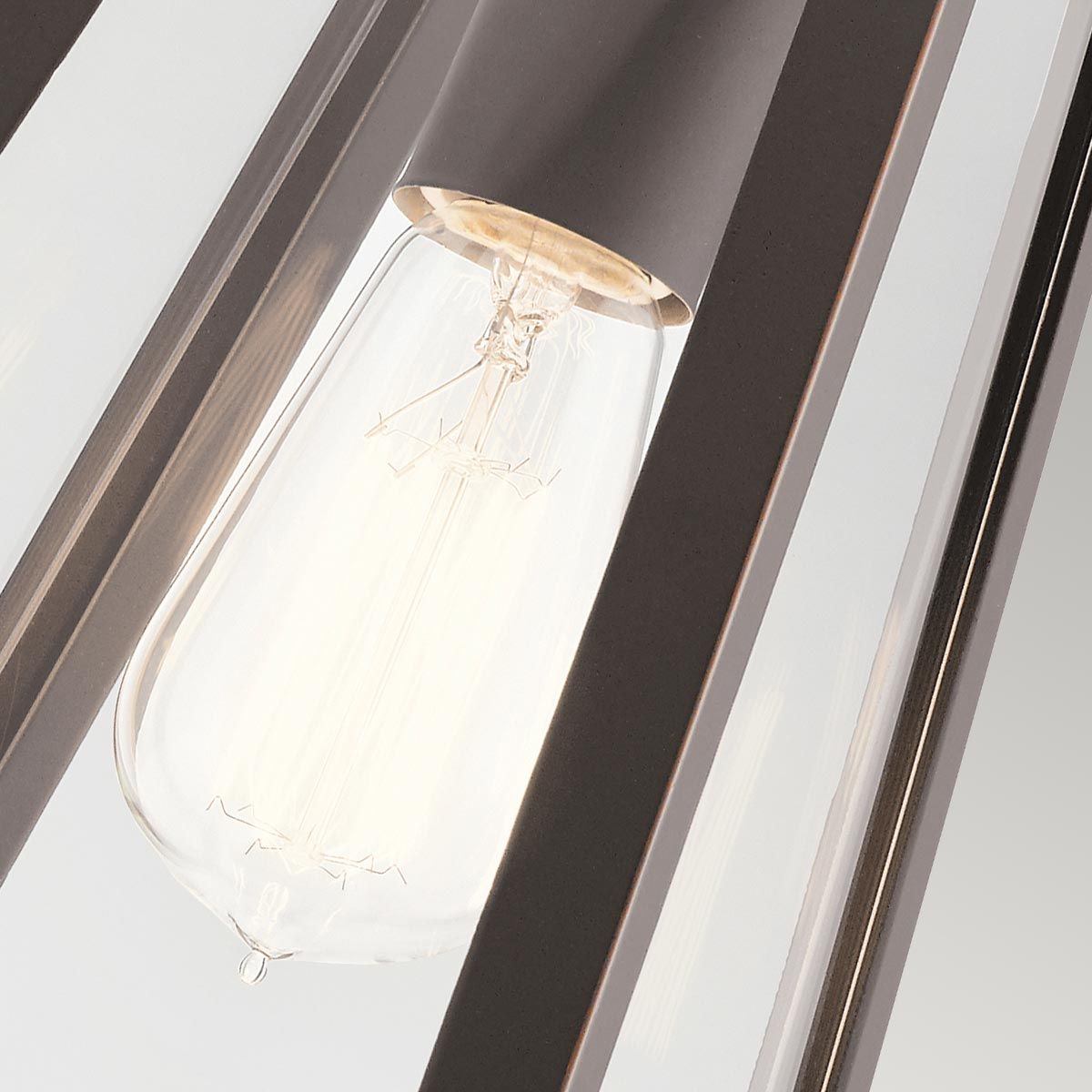 Kichler Delison Single Medium Wall Lantern - Rubbed Bronze