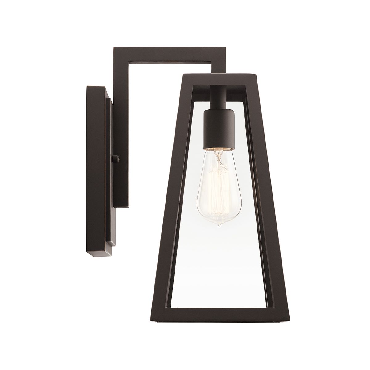 Kichler Delison Single Medium Wall Lantern - Rubbed Bronze