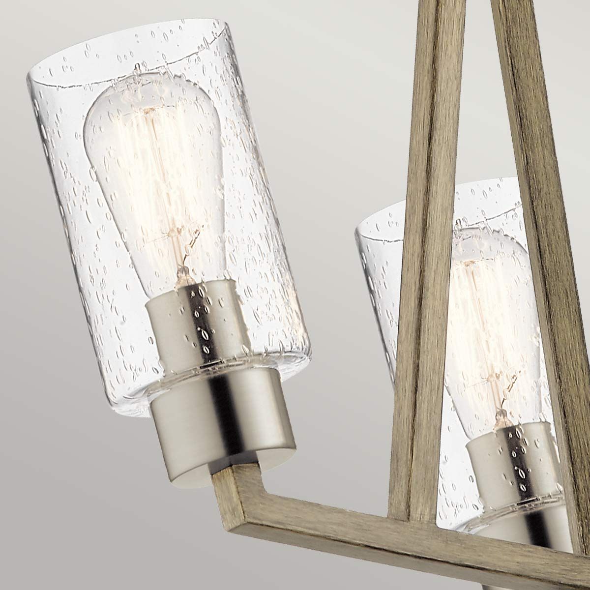 Kichler Deryn 3 Light Chandelier - Distressed Antique Grey