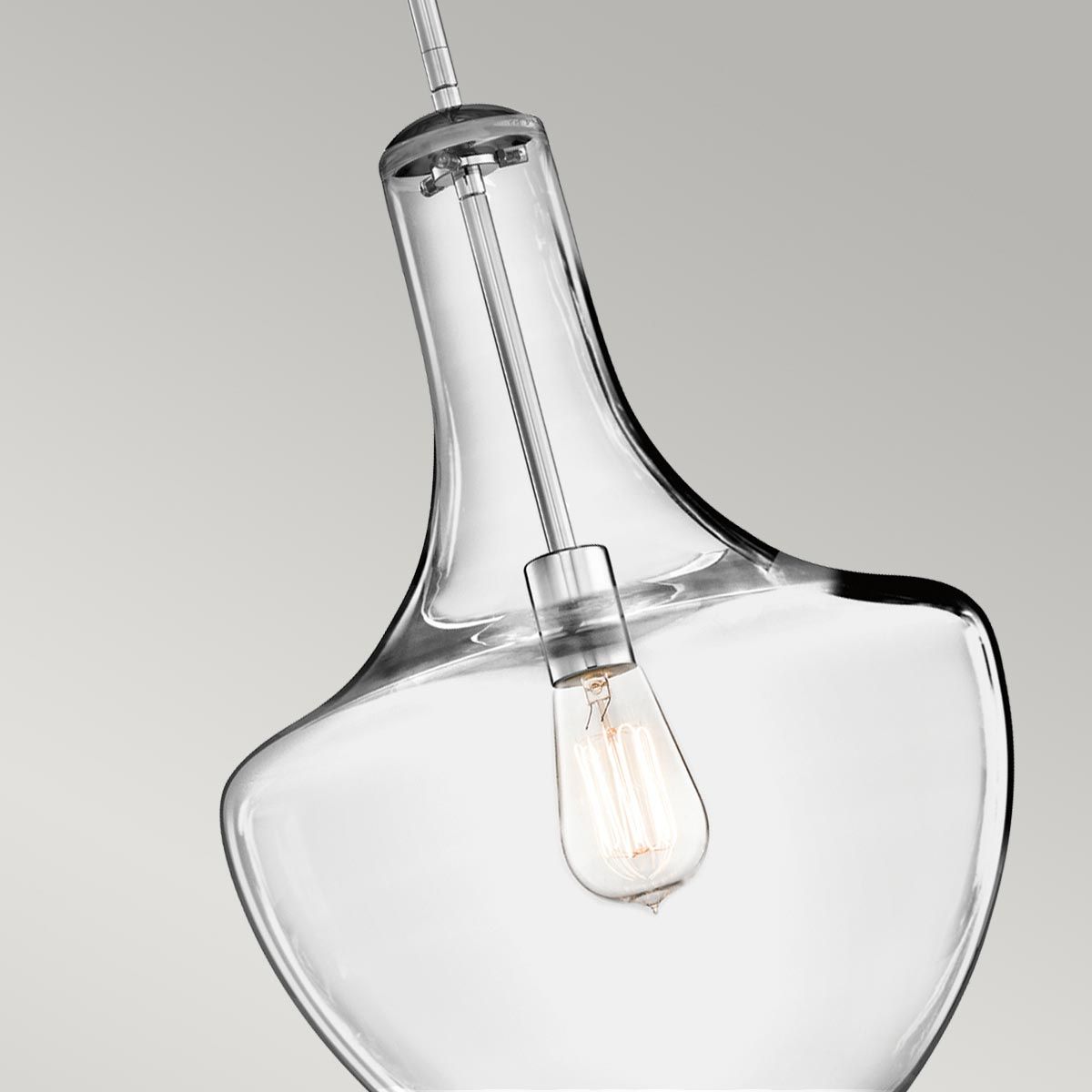 Kichler Everly Single Medium Pendant - Chrome