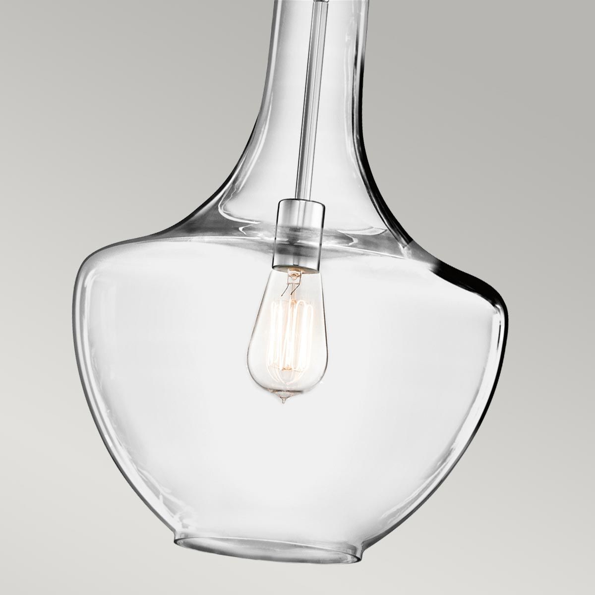 Kichler Everly Single Medium Pendant - Chrome