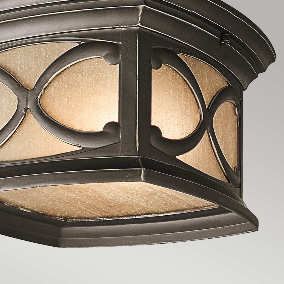 Kichler Franceasi 2 Light Flush Fitting - Olde Bronze