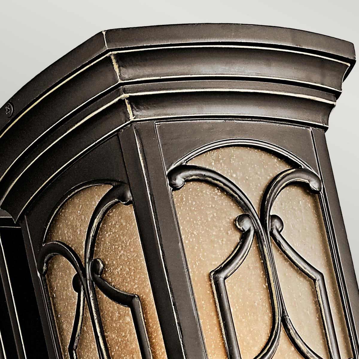 Kichler Franceasi Single Medium Wall Lantern - Olde Bronze