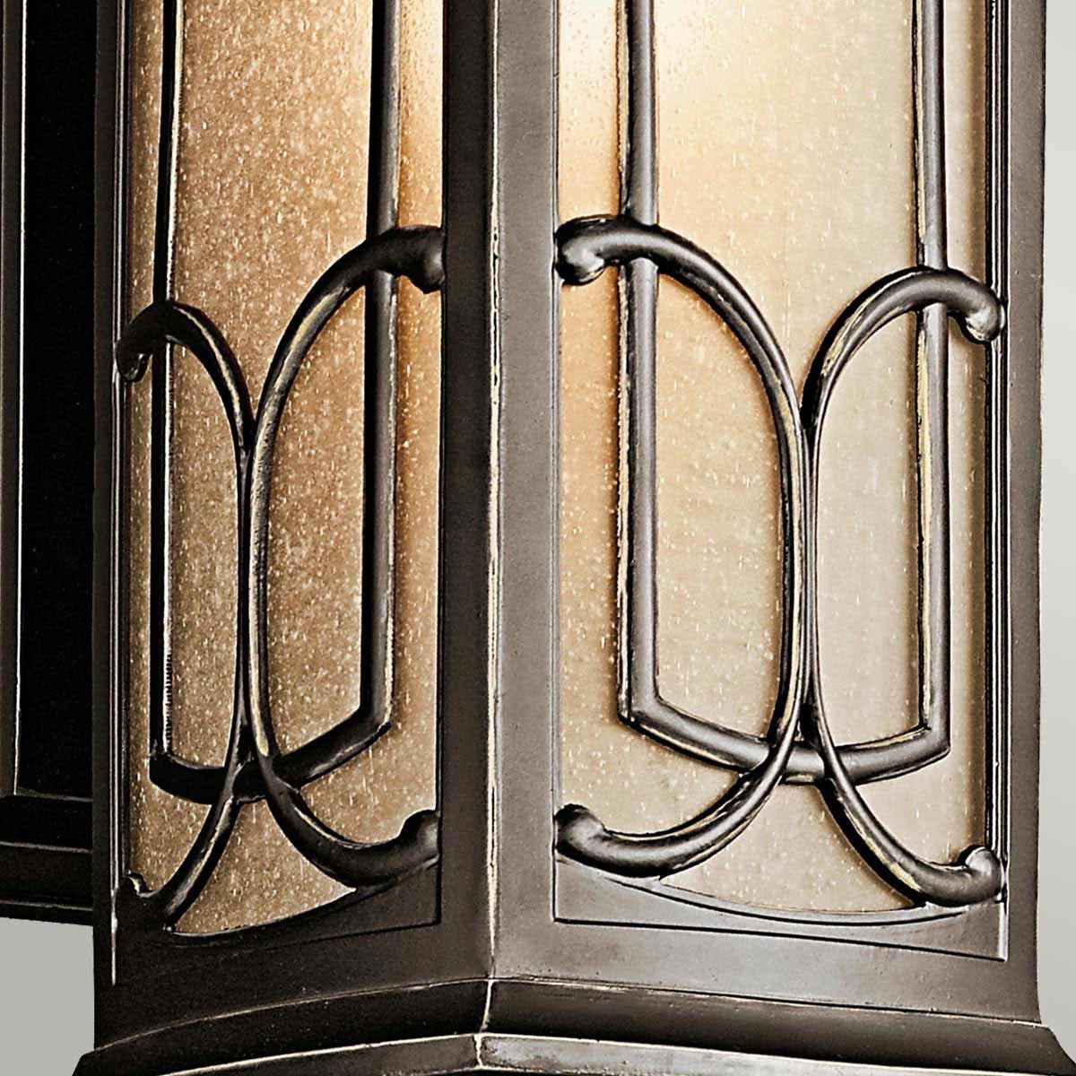Kichler Franceasi Single Medium Wall Lantern - Olde Bronze