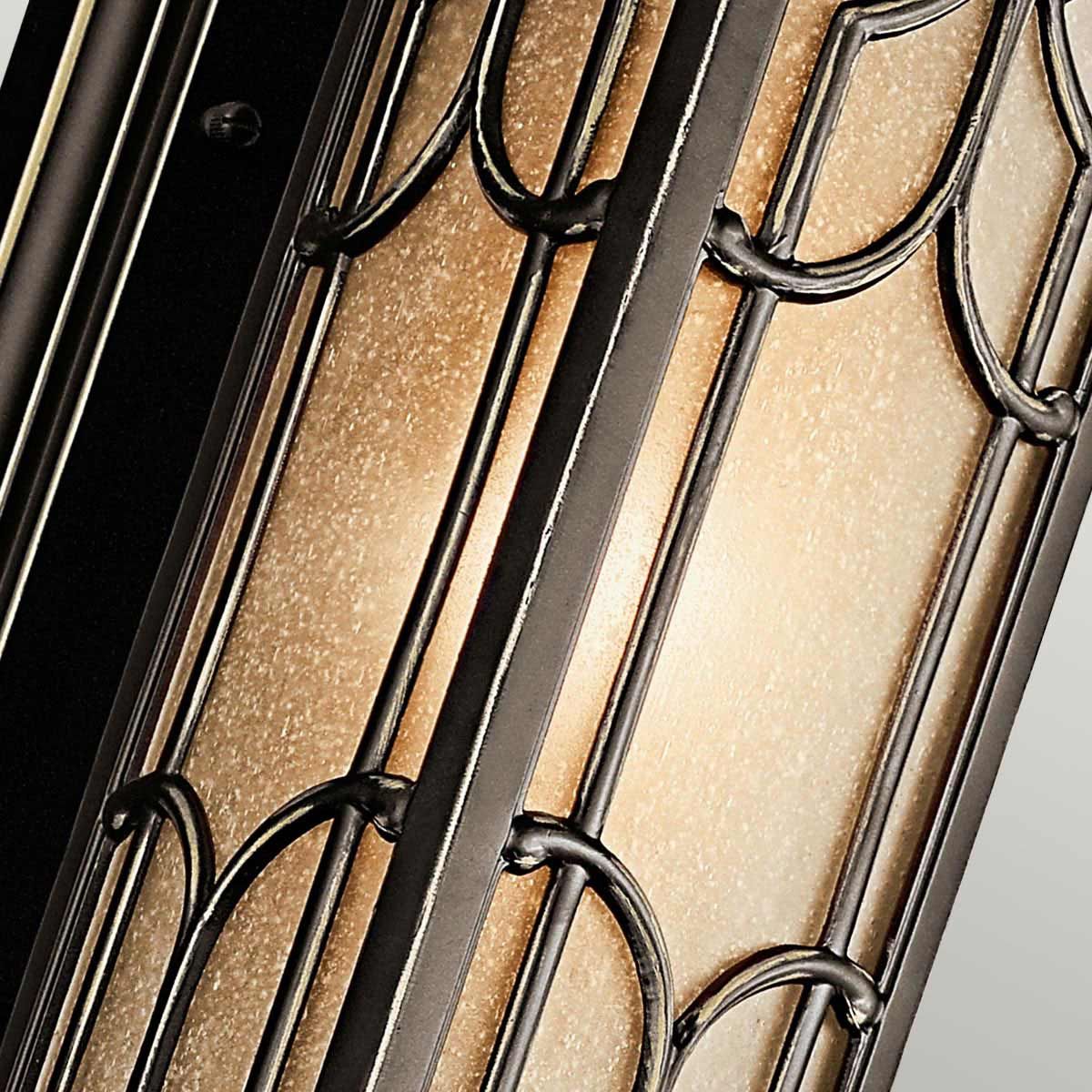 Kichler Franceasi Single Small Wall Lantern - Olde Bronze
