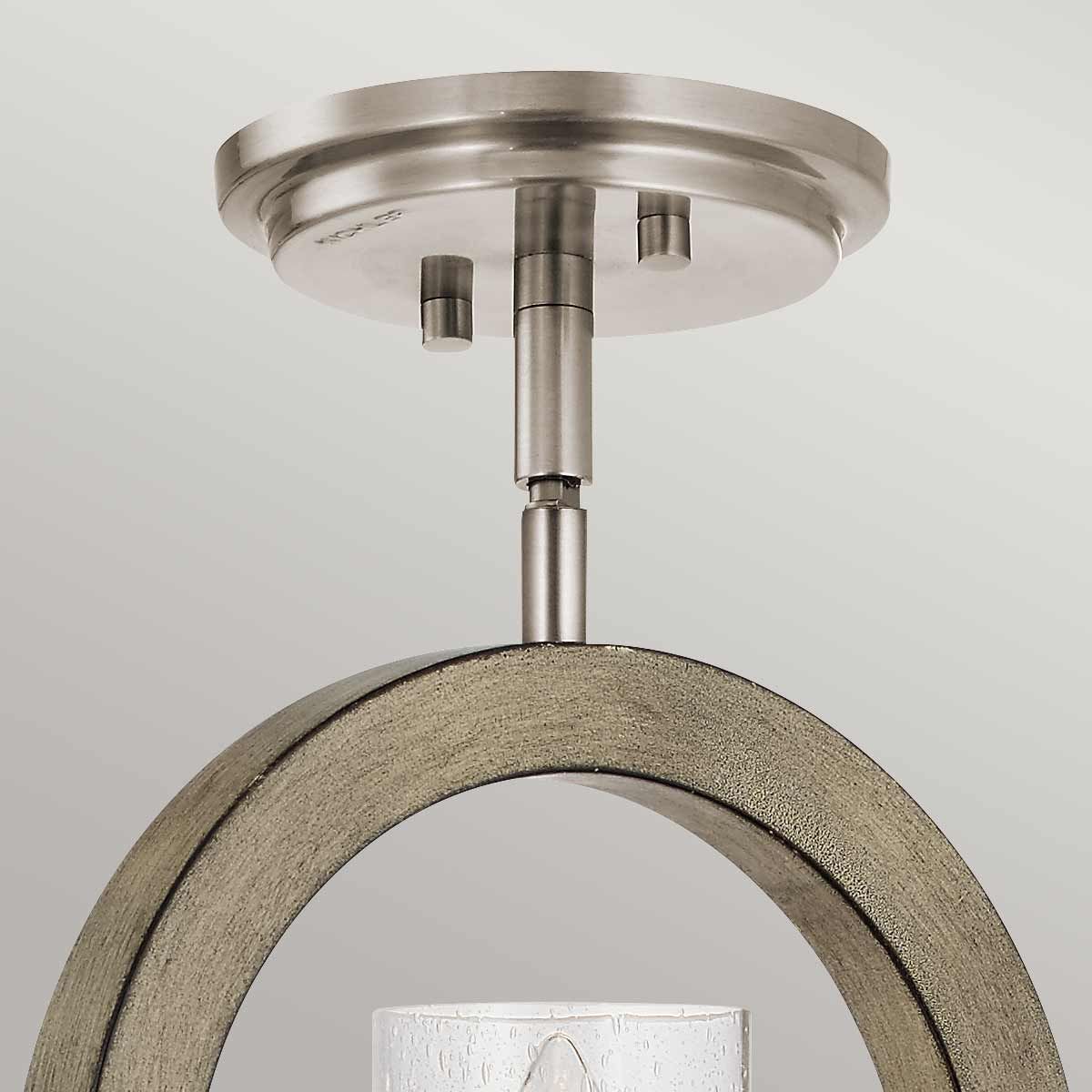 Kichler Grand Bank Wall Light / Mini-Pendant / Semi-Flush - Distressed Antique Grey