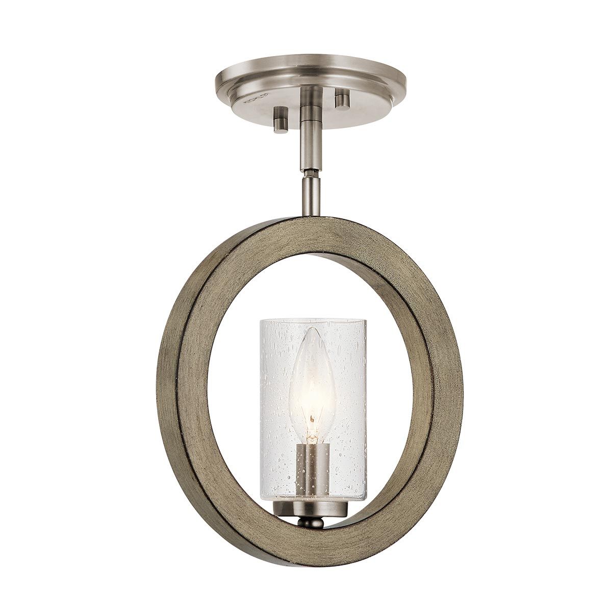 Kichler Grand Bank Wall Light / Mini-Pendant / Semi-Flush - Distressed Antique Grey
