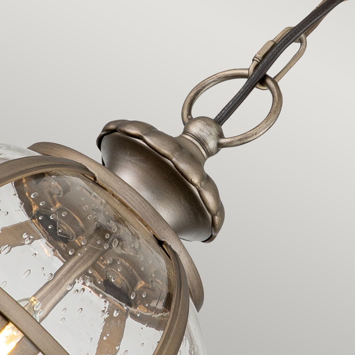 Kichler Halleron 3 Light Chain Lantern - Burnished Bronze