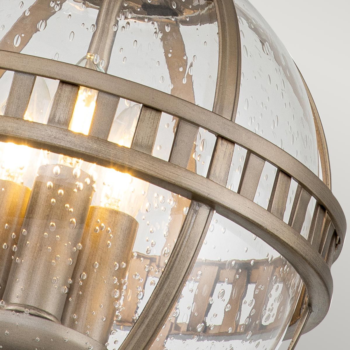 Kichler Halleron 3 Light Chain Lantern - Burnished Bronze