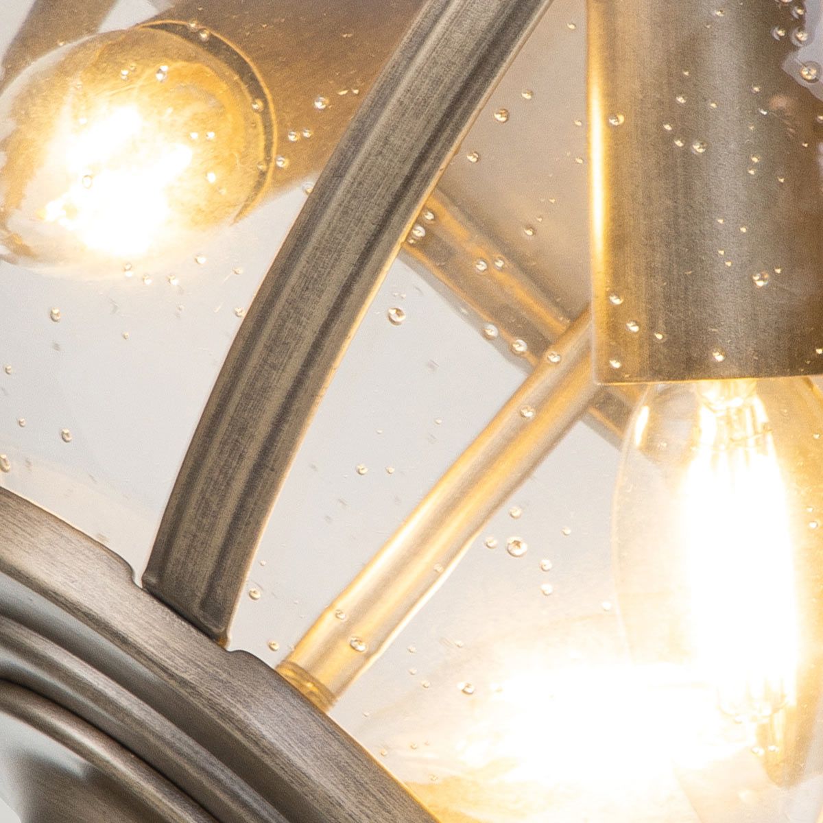 Kichler Halleron 3 Light Flush Fitting - Burnished Bronze