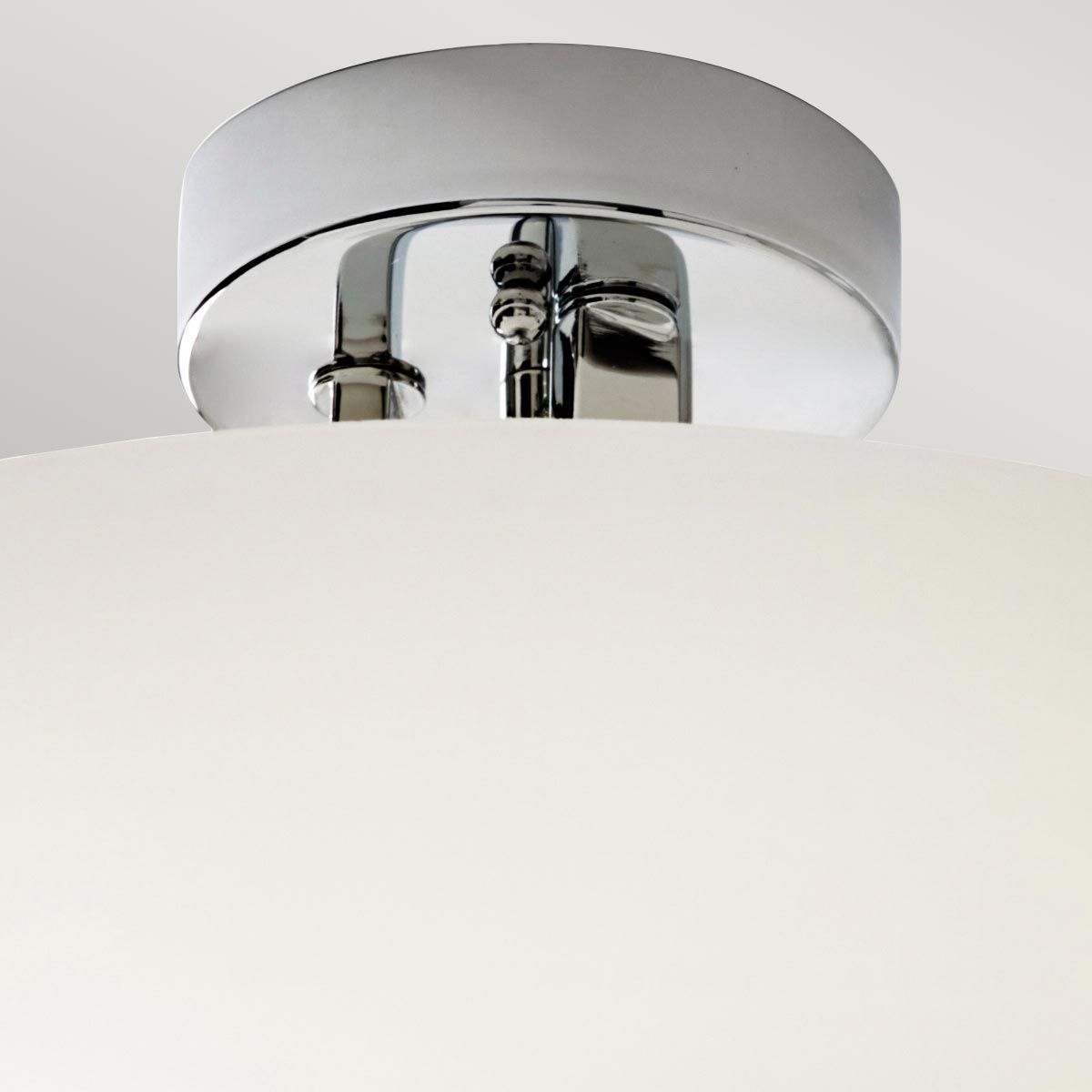 Kichler Hendrik 3 Light Bathroom Semi-Flush Fitting - Polished Chrome
