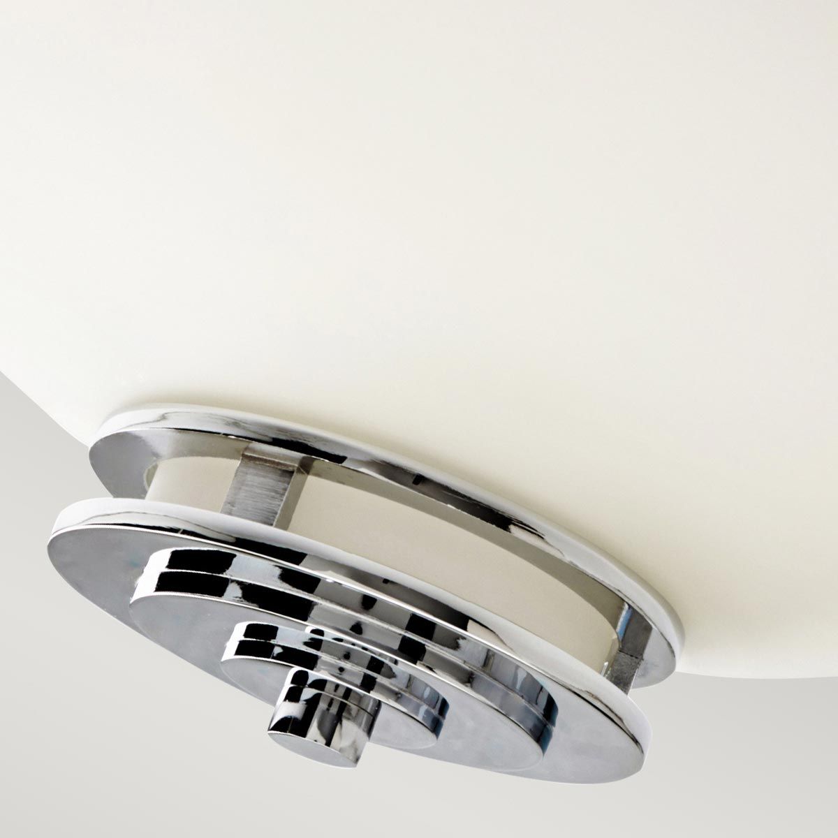 Kichler Hendrik 3 Light Bathroom Semi-Flush Fitting - Polished Chrome