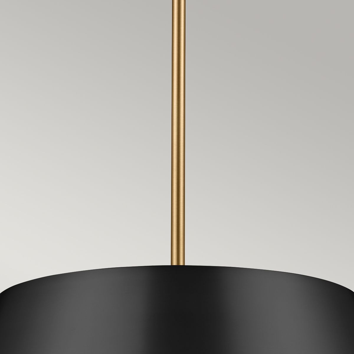 Kichler Luella 3 Light Duo-Mount Pendant - Black & Brass