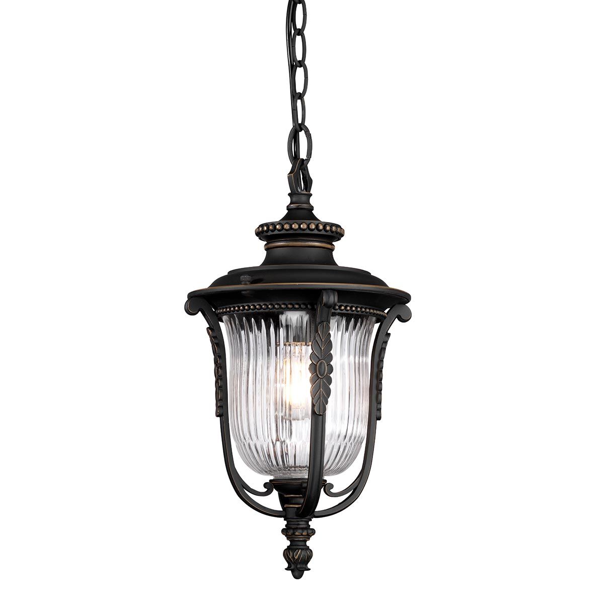 Kichler Luverne Single Chain Lantern - Oil Rubbed Bronze