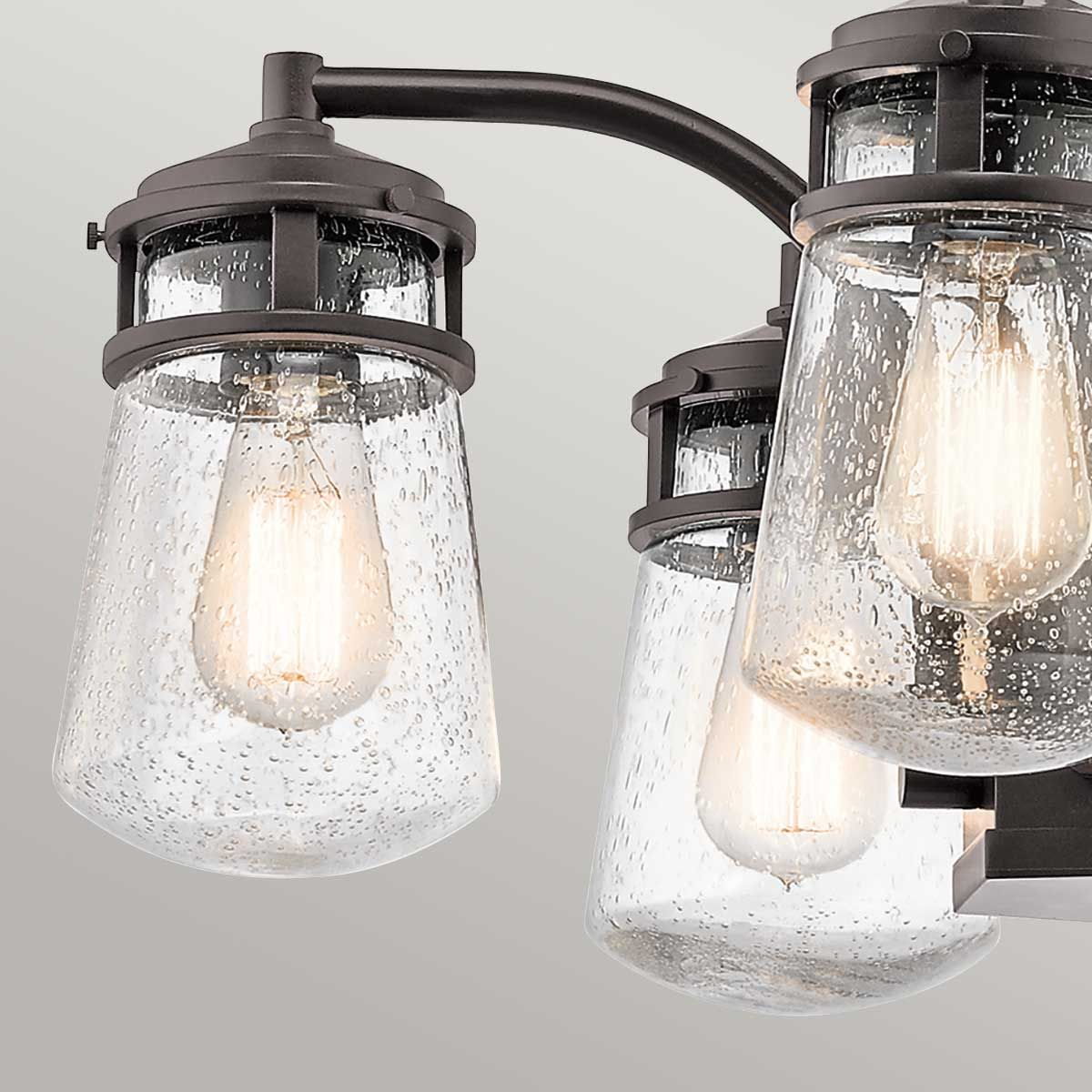 Kichler Lyndon 5 Light Outdoor Chandelier - Architectural Bronze