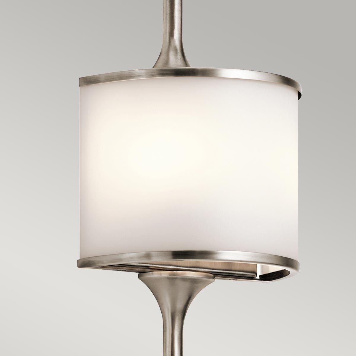 Kichler Mona 2 Light Large Bathroom Wall Light - Classic Pewter